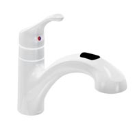 Moen Renzo Glacier Kitchen Faucet, 1-Faucet Handle, 7-5/8 in H Spout,