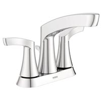 Moen Danika Two Handle High Arc Bathroom Faucet