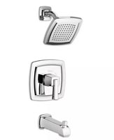 Townsend Bath and Shower Trim Kit with Water-Saving Shower Head - Polished
