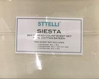 STT SIESTA TWIN BED SHEET LINEN