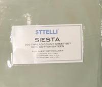STT SIESTA FULL BED SHEET SAGE