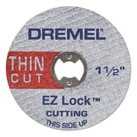 Dremel EZ409 1-1/2" Thin Cut, Cut-Off Wheels, 5 Pack