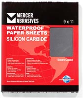 Mercer Industries 220360A Grit 360 A-Weight 9" x 11" Silicon Carbide