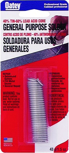 Oatey 53011 1 1/2 Ounce General Purpose Solder