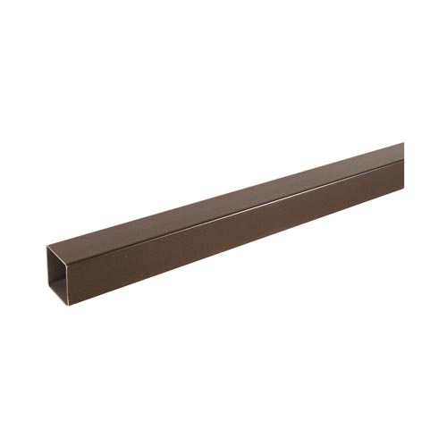 GENOVA RB200 Downspout, Square, Vinyl, Brown