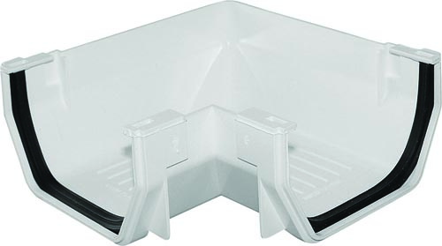 Genova or sub RW103 Raingo White Vinyl Gutter Inside Or Outside Corner