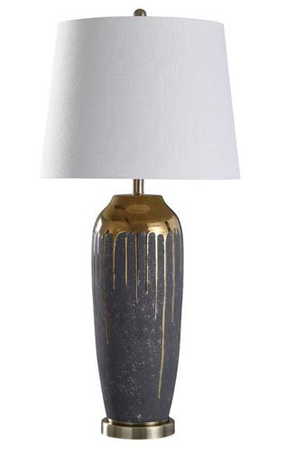 MARLOE GOLD TABLE LAMP 3-WAY