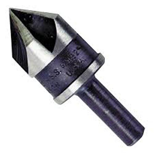 IRWIN 12413 Countersink Drill Bit, 5/8 in L Flute, Round Shank, 1/4 in Dia