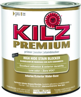 Kilz 13002 Premium Primer, White, Thick, 1 qt Can
