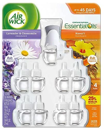 AIRWICK SCENTED OIL ASST 9