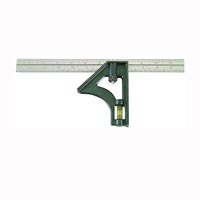 Johnson 415 Combination Square, SAE, Level Vial, Stainless Steel Blade, 12