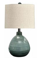 ACCENT TURQUOISE TABLE LAMP