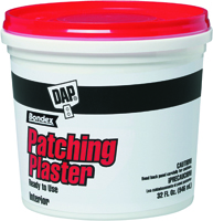 DAP 52084 Patching Plaster, White, 1 qt Tub