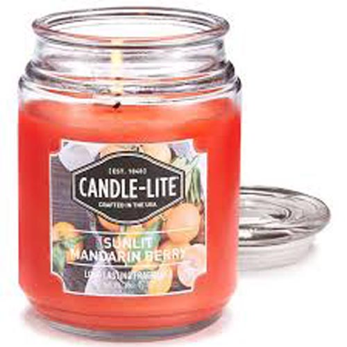 CANDLE SUNLIT MANDARIN BERRY 18Z