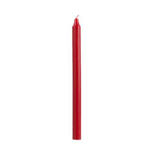 8" TAPER CANDLE CRIMSON