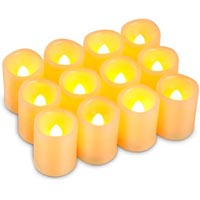 LED VOTIVE CANDLE YELLOW FLAME