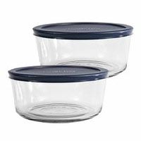 7PC RND FOOD STORAGE W/NAVY