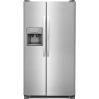 Frigidaire 25.5 Cu. Ft. Side by Side Refrigerator | Stainless Steel