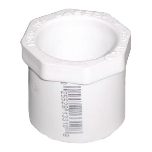 1-1/4" x 1/2" Schedule 40 PVC Reducer Bushing