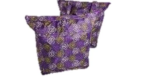 Tote Set Purple Floral Medallion