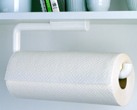 iDESIGN Basic 35001 Paper Towel Holder, 13 in OAW, Plastic, White