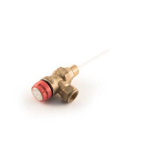 1/2" x 15mm - Temperature & Pressure Relief Valve - Short Probe