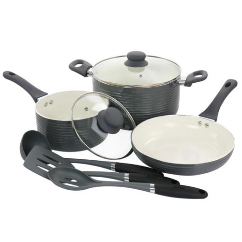 OS RIDGE VALLEY 8PC COOKWARE SET