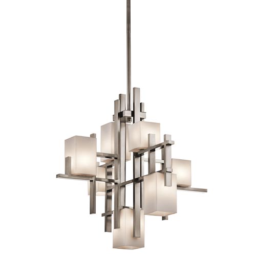 KICHLER CHANDLIER 7LT HALOGEN