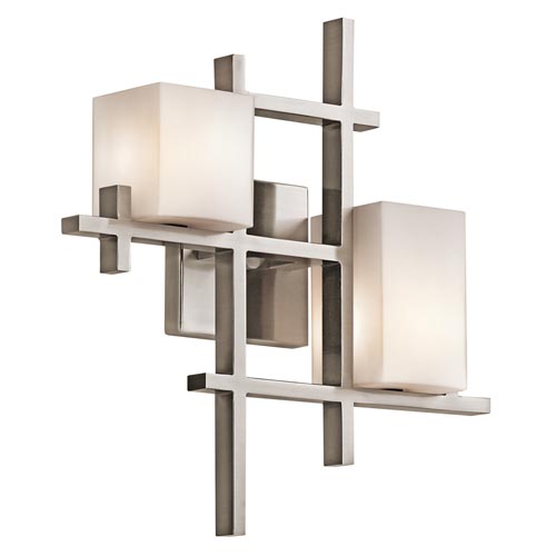 WALL SCONCE 2LT HALOGEN