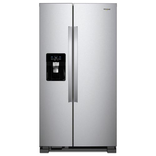 WHIRLPOOL SXS FRIDGE S.STEE 21CF