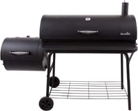 Char-Broil - American Gourmet 40" Deluxe Offset Smoker - Black