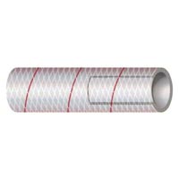 HOSE CLEAR W/RED TR 1 1/4 X 50FT