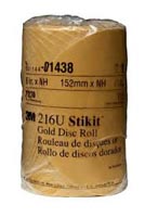 STIKIT GOLD DISC ROLL 6" P220A