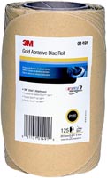 STIKIT GOLD DISC ROLL 8" P120A