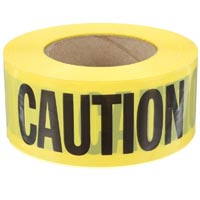 CAUTION TAPE YELLOW 1000FT HS