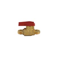 3/8 By 3/8 Inch Forged Brass Gas Valve