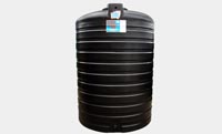 WATER TANK 200 GAL BLACK C/TOP