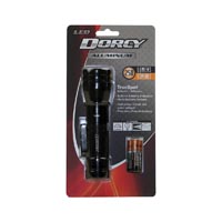 Dorcy 41-4297 Flashlight, 1.5 V, LED Lamp, Black