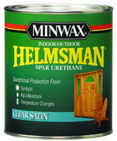 Minwax Helmsman 63205444 Spar Urethane Paint, Clear, Satin, 1 qt Can