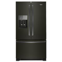 36-inch Wide French Door Refrigerator - 25 cu. ft. BLACK