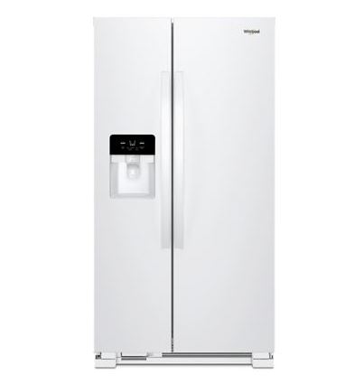25 cu. ft. Side by Side Refrigerator White