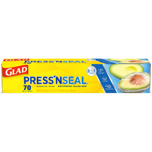 GLAD PRESS N SEAL FOOD WRAP 70SF