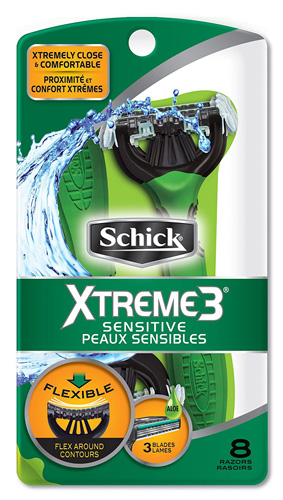 SCHICK XTREME3 RAZOR SINSITIVE