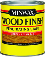 Minwax Wood Finish 22450 Wood Stain, Golden Pecan, 0.5 pt Can