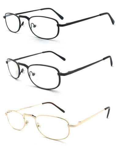 READING GLASSES RIMLESS 175