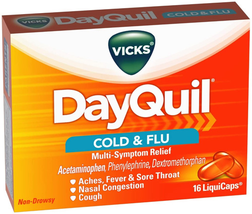 DAYQUIL COLD&FLU LIQUI CAPS 16CT