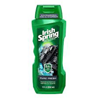 IRISH SPRING B/WASH CHARCOAL 18Z