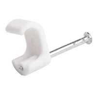 TCA FLAT CABLE CLIPS 7X14 WHITE