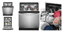 BUILT-IN STAINLESS STEEL DISHWASHER 24"