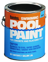 ZINSSER 260539 Pool Paint, Blue, Matte, 1 gal